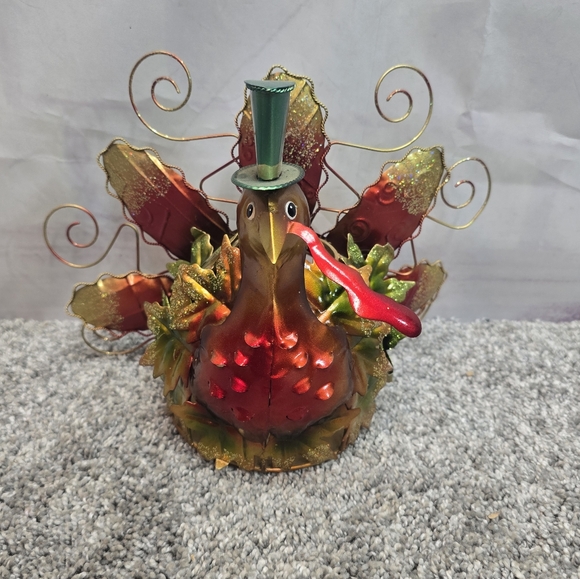 Thanksgiving Turkey Tealight Holder NWT - Picture 1 of 13